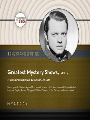 cover image of Classic Radio's Greatest Mystery Shows, Volume 4
